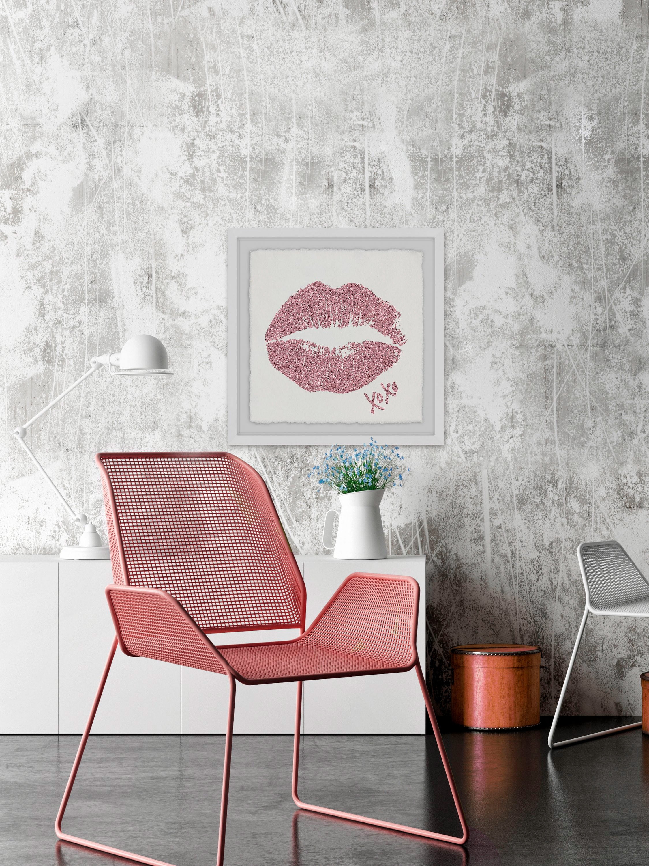 XOXO IV Framed Painting Print