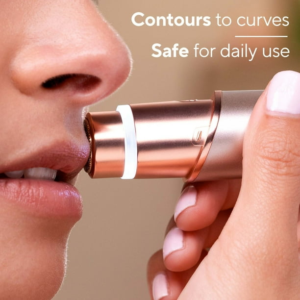 Finishing Touch Flawless Facial Hair Remover for Women, Rose Gold