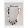 thumbnail image 2 of No Boundaries Women’s Game Day Beaded Swag Charm, Black & Gold, 2 of 3