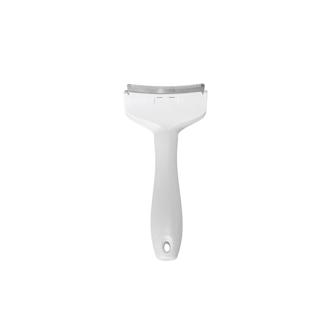 Dog Deshedding Brush - Gentle Pet Grooming Tool for Shedding Control with Ergonomic Handle