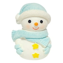 EUDIDV Xmas Decoration Ornaments Christmas Snowman Mini Cute Couple Resin Snow Decoration Christmas Decoration Scene Layout Christmas Figurines