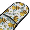 thumbnail image 2 of Dailycode Double Sided Oven Mitt with Loop Heat Resistant Kitchen Long Potholders 7" x 35" Cute Funny Bee, 2 of 6