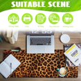 thumbnail image 3 of Large Gaming Mouse Pad for Desk,Leopard Print Desk Mat,Animal Spots Desk Pad, Extended Big Computer Keyboard Mouse Pad with Non-Slip Base and Stitched Edge,31.5"x11.8", 3 of 6