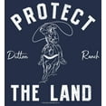 thumbnail image 2 of Men's Yellowstone Protect The Land Dutton Range Cowboy Outline Graphic T-Shirt, 2 of 4