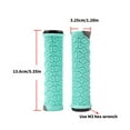thumbnail image 3 of AOOOWER Ventilated Elastomer Cycle Handlebars Holds For Mountain Bikes Not Slip Plan Thin Hard Plastic Center With Secure Identity Locking Installation, 3 of 13