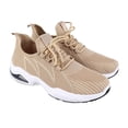 thumbnail image 3 of Zapatillas de correr Nikou para hombre de malla transpirable color caqui Tamaño 42, 3 of 15