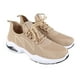 thumbnail image 3 of Breathable Mesh Running Shoes Men Fashionable Casual Lace Up Knit Sneakers for Outdoor Sports Khaki 42, 3 of 26