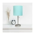 thumbnail image 3 of USB Lamp with Charging Port - Fabric Shade & Steel Base - Bedside, Dorm & Office Lighting, 3 of 8