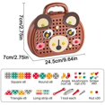 thumbnail image 2 of Juego de herramientas educativas de madera con taladro para niños, regalo para niños, bloques de construcción, 2 of 4