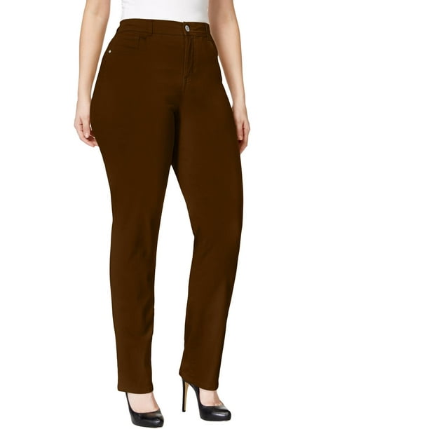 Style & Co. STYLE & COMPANY Womens Brown Jeans Size 24W Walmart