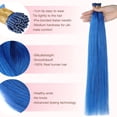 thumbnail image 2 of Extensiones de cabello GOO GOO Colored I Tip 20 cm 50 g 50s Blue, 2 of 8