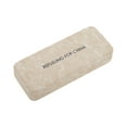 thumbnail image 1 of Estuche para gafas texturizado 1 Pc Unique Bargains, almacenamiento duradero de gafas beige, 1 of 5