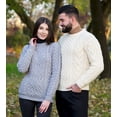 thumbnail image 7 of SAOL 100% Merino Wool Men's Irish Aran Cable Knit Sweater Crew Neck Fisherman Pullover Made in Ireland, 7 of 7