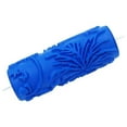 thumbnail image 1 of facefd 5'' Embossed Paint Roller Sleeve Wall Stencil Brush Runner Paint Flower Pattern Decor #12, 1 of 9