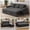 Dark Gray, variant on 87" Convertible Sofa Bed, Noelse 3 in 1 Queen Size Sleeper Sofa with Adjustable Backrest, Storage Armrest & Side Pockets, Dark Grey