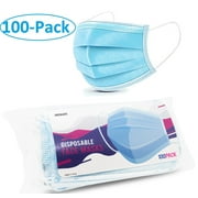 Pegasos Face Masks, Disposable Breathable 3 Ply Ear Loop Style