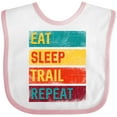 thumbnail image 3 of Inktastic Trail Runner Nature Running Boys or Girls Baby Bib, 3 of 4