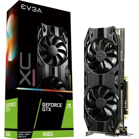 EVGA GeForce GTX 1660 XC Ultra Gam 06G-P4-1167-KR Graphic Card - Plus Free TORQ X5