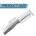 thumbnail image 5 of zero flex peeler,zero snag peeler,Multi-Functional Vegetable Peeler with Stainless Steel Handle and Blade Kitchen Tool for Fruit Apple Potato Pumpkin Papaya Zucchini 2PC, 5 of 9