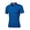 Blue, variant on WREESH Men's Fashion Stand Collar T-Shirt Solid Color Short Sleeve Turn-Down Neckline Pullover Tops Black