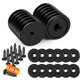 thumbnail image 1 of Imán en forma de copa DIYMAG, 50 kg, 3,2 cm, con orificio y tornillos, 12 unidades, color negro, 1 of 7