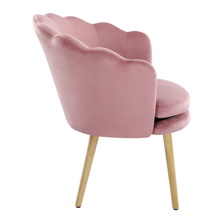 Pink velvet chair deals walmart