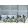 thumbnail image 2 of Ambesonne Landscape Throw Pillow Cover 4 Pack, Road Alps Small Town, 24", Multicolor, 2 of 7