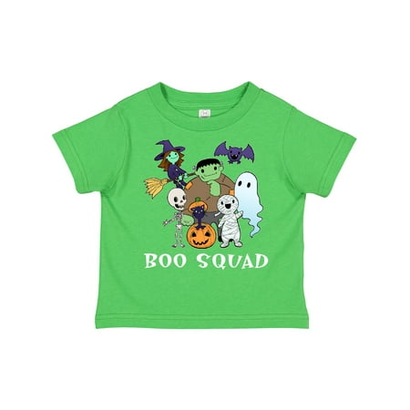 

Inktastic Halloween Boo Squad Cute Trick or Treat Monsters Gift Toddler Boy or Toddler Girl T-Shirt