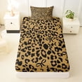 thumbnail image 3 of Erosebridal Ribbon Bowtie Twin Sheet Sets 3pcs for Girls Women ,Teens Animal Cheetah Print Bedding,Lightweight Room Decor, 3 of 5