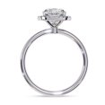 thumbnail image 7 of IGI Certified Lab Grown Diamond Halo Solitaire Engagement Rings for Women, Center 7mm Cushion Cut Anniversary Wedding Rings In 14K Solid White Gold F-G, VS-SI Quality (1.90 Cttw) Ring Size-4, 7 of 7