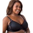thumbnail image 2 of ELILA Black Microfiber & Lace Molded Underwire Bra, US 44F, UK 44E, NWOT, 2 of 4