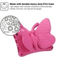 thumbnail image 7 of ELEHOLD Cute Kids Case for Amazon Fire Max 11 13th Generation Kids Friendly EVA Butterfly Wings Kickstand Heavy Duty Rugged Shockproof Protective Case for Fire Max 11 - Rose, 7 of 7
