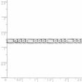 thumbnail image 4 of Leslie's Real 14kt White Gold 4mm Flat Figaro Chain Chain Bracelet; 8 inch; for Adults and Teens; for Women and Men, 4 of 4
