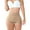 Beige, variant on yunLCZ Women's Cotton Underwear High Waist Butt Memory Strip Lace Body Shape Pants And Abdomen Tightening Four Tight Ties Women's Underwear