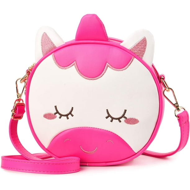 Little Girls Crossbody Bag Toddler Purse Bag Leather Baby Backpack for