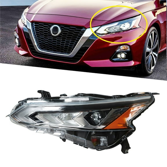 Fit for 19-21 Altima Headlight Housing Assembly LH Headlamp (Front Left Driver Side)