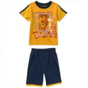 Disney - Toddler Boys' Tigger-iffic 2-Piece Shirt and Shorts Set