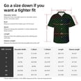 thumbnail image 5 of Pofeuu Poker Shapes Print Hawaiian Shirt for Men Sleeves Casual Button Down Summer Beach Dress Shirts T-Shirts,Large, 5 of 7