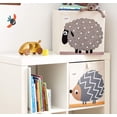 thumbnail image 3 of Organizador de almacenamiento para juguetes Cube Sheep plegable de 3 Sprouts, 3 of 6