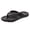 Black, variant on YAYUBA Summer Sandals Khaki,Couples Women Men Solid Shower Room Home Non Breathable Flip Flops Soft Sole Quick Drying Slipper Comfortable Flat Shoes