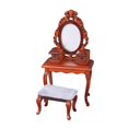 thumbnail image 3 of BELOVING 1:12 Vanity with Stool Mini Furniture for Furnishings Gift Life Scene Layout, 3 of 10