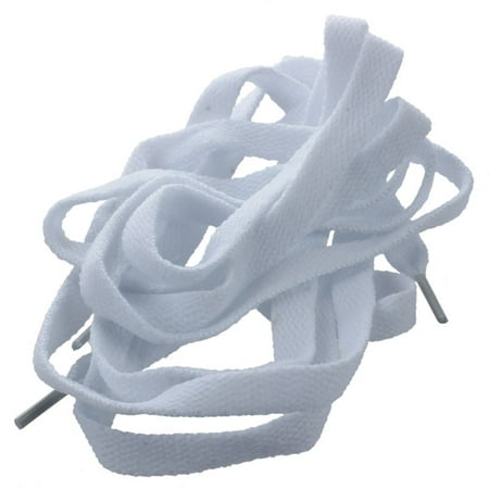 

Flat Shoe Laces Bootlaces Trainers Skate Strong Shoelaces White