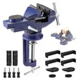 thumbnail image 1 of Tornillo de mesa ZHRMJZG, 3 bancos, universal, giratorio 360°, abrazadera de trabajo, 1 of 6