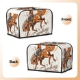 thumbnail image 3 of Fotbe Cowboy Riding Horse for Two Slice Toaster Cover, Fingerprint Protector, Super Soft Appliance Cover And Dust Cover,Bread Dust Cover & Fingerprint Protection, 3 of 7