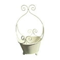 thumbnail image 3 of Vsenkes Vintage Rustic Metal Wall Planter Nordic Plant Holder for Wall Country Decor White, 3 of 9