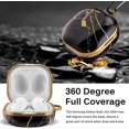 thumbnail image 4 of Funda rígida compatible con Samsung Galaxy Buds 2 (2021), cobertura total, con llavero y protección para Samsung Galaxy Buds Pro (2021), 4 of 5