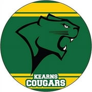 R and R Imports, Inc Kearns High School Cougars Salt Lake City Utah Sports Team 4 Inch Round Car Fridge Magnet