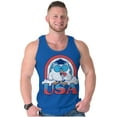 thumbnail image 3 of Tootsie Mr Owl American Patriot USA Tank Top T Shirts Men Women Brisco Brands S, 3 of 6