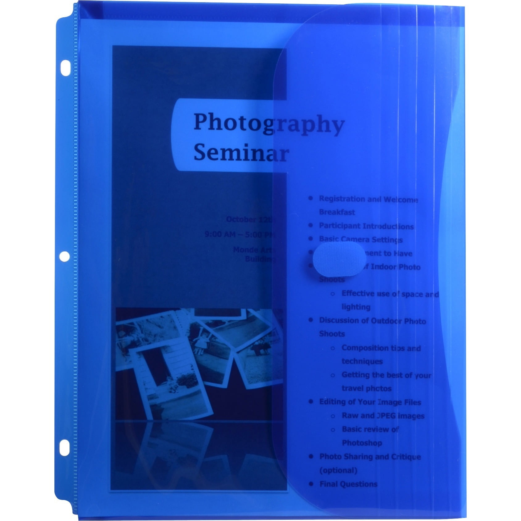 CLine Super Heavyweight Poly Binder Pockets