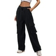 thumbnail image 3 of Pantalones de pana Gibobby Mujer Negro M, 3 of 4